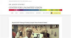 Desktop Screenshot of centerforunlimitedvision.com