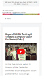 Mobile Screenshot of centerforunlimitedvision.com
